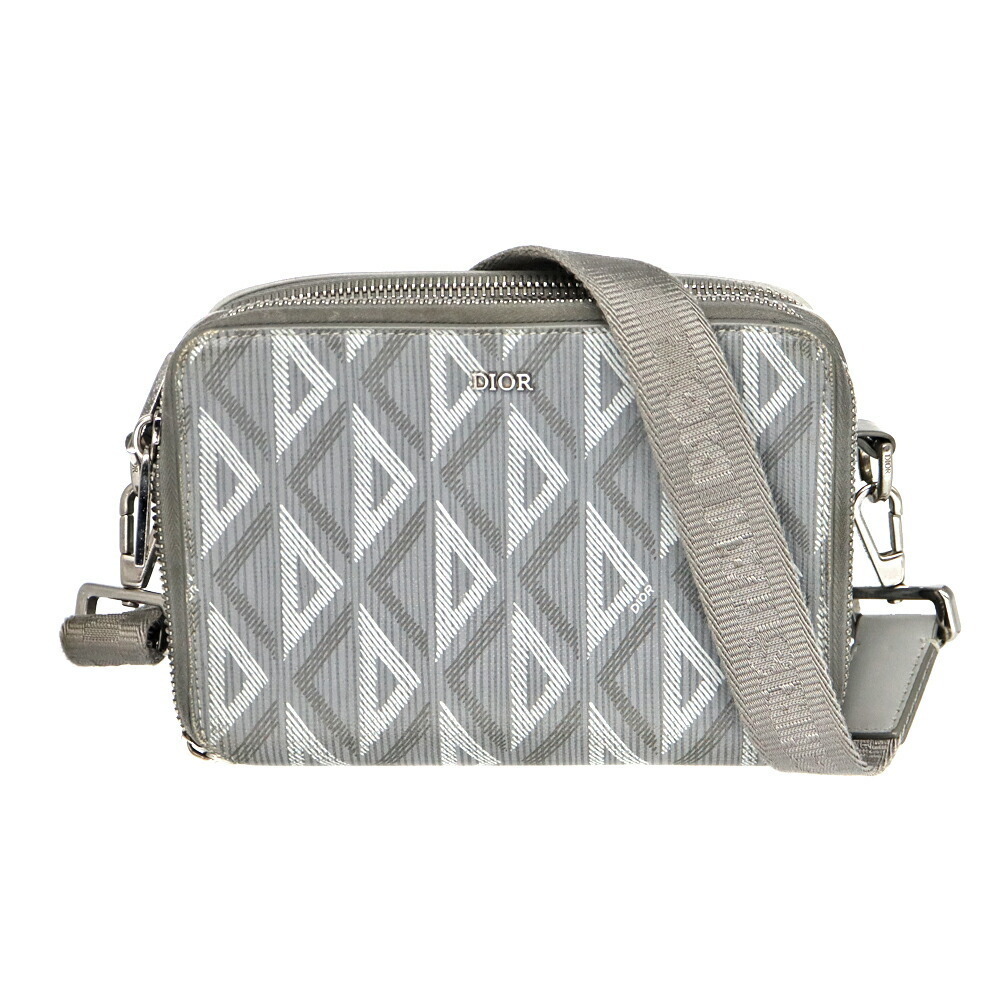 Dior Messenger Clutch Shoulder Bag Gray